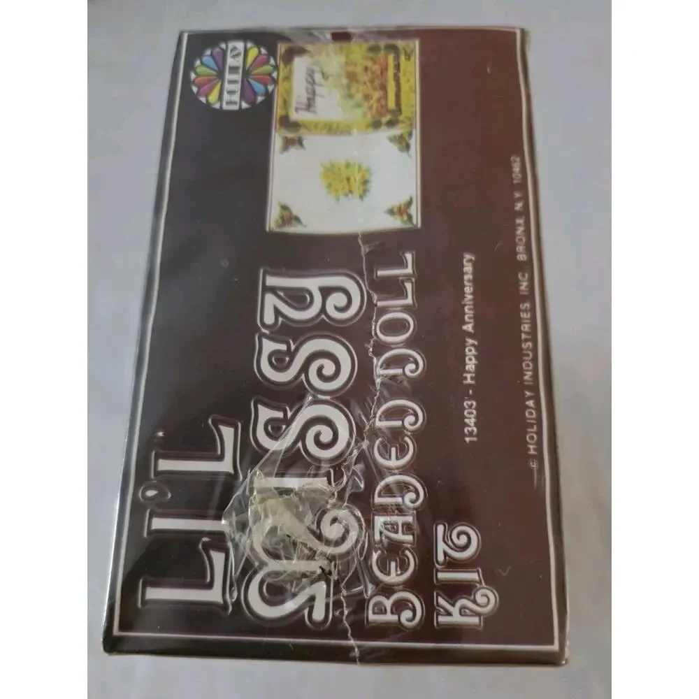 Walco Li'l Missy Beaded Doll Kit Sequin Vintage Happy Anniversary #13403